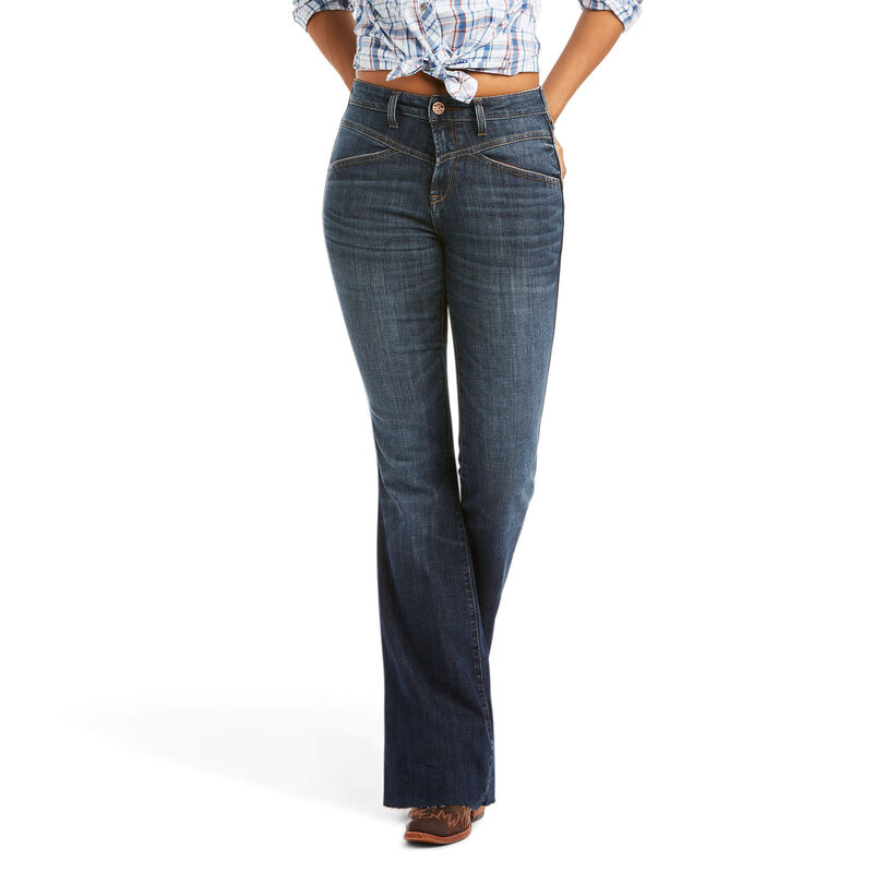 Ariat Jeans Damen - R.E.A.L. High Rise Brynlee Flare DunkelBlau ( UFHXW-6910 )